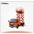 Cutting fork type aerial working platform